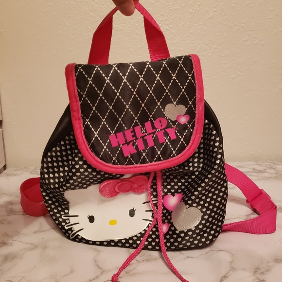 Hello Kitty Small Polka Dot Drawstring Backpack